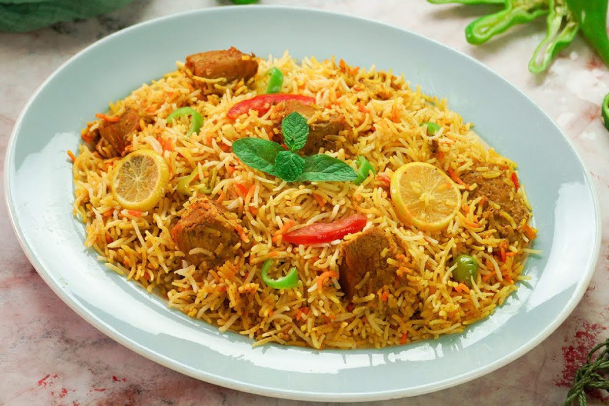 Chicken Kabab Biryani – 90s Biryani